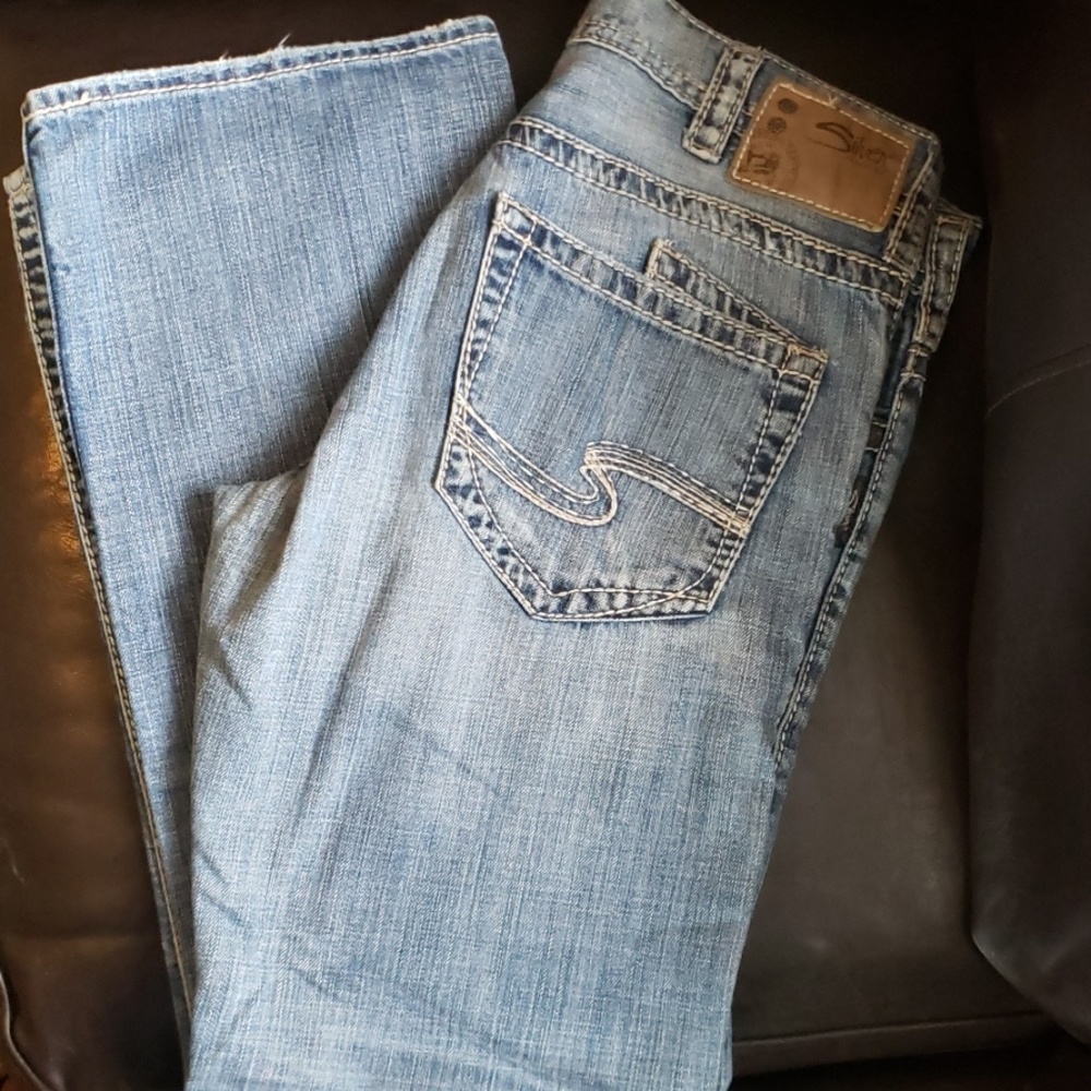 Men's Silver Jeans